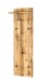 Garderobenleiste >Torino Oak 13< in eiche geölt-schwarz - 30x100x20 (BxHxT)
