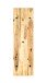 Garderobe >Torino Oak 12< in eiche geölt-schwarz - 30x100x6 (BxHxT)