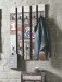 Wandgarderobe >Route 3< in vintage aus MDF, Stahl - 65x100x9cm (BxHxT)