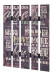 Wandgarderobe >Big Move< in vintage aus MDF, Stahl - 70x100x9cm (BxHxT)