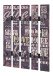 Wandgarderobe >Big Move< in vintage aus MDF, Stahl - 70x100x9cm (BxHxT)