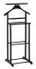 Herrendiener >Funny< in Schwarz aus Massivholz - 47x102x36cm (BxHxT)