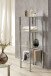 Regal >Emden< in Chrom aus Stahl, Glas - 39x107x39cm (BxHxT)