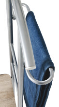 Herrendiener >Rita< in alu-eiche San Remo aus Metall, MDF - 46x109x46cm (BxHxT)