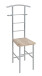 Herrendiener >Rita< in alu-eiche San Remo aus Metall, MDF - 46x109x46cm (BxHxT)