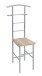 Herrendiener >Rita< in alu-eiche San Remo aus Metall, MDF - 46x109x46cm (BxHxT)