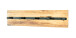 Garderobe >Torino Oak 9< in eiche geölt-schwarz - 60x15x6 (BxHxT)