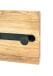 Garderobe >Torino Oak 9< in eiche geölt-schwarz - 60x15x6 (BxHxT)