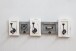 Wandgarderobe >Erna< in vintage aus Massivholz, Metall - 67x18x11cm (BxHxT)