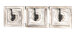 Wandgarderobe >Shabby< in vintage aus Massivholz, Metall - 58x18x9cm (BxHxT)