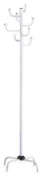 Garderobenständer >Cactus< in Weiß aus Stahl - 180cm (H)
