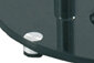 Garderobenständer >Nerix< in Chrom aus Stahl, Glas - 183cm (H)