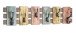 Wandgarderobe >Edith< in vintage aus Massivholz, Stahl - 81x20x11cm (BxHxT)