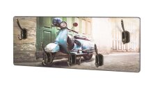 Wandgarderobe >Roller< in bunt aus MDF, Metall -...