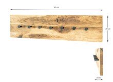 Garderobe >Torino Oak 10< in eiche...