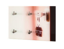 Schlüsselleiste >Lock Glas< in bunt aus Glas,...