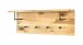Garderobenleiste >Torino Oak 11< in eiche geölt-schwarz - 80x30x20 (BxHxT)
