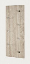 Garderobe >Big Eddy< in eiche-chrom aus Stahl, MDF...