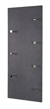 Garderobenhaken >Big Eddy< in granitoptik-chrom aus...
