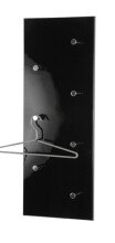 Garderobenhaken >Big Eddy< in schwarz-chrom aus...