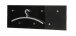 Garderobenhaken >Big Eddy< in schwarz-chrom aus Stahl, MDF - 80x30x6cm (BxHxT)