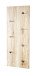 Garderobenhaken >Big Eddy< in eiche San Remo-chrom - 80x30x6 (BxHxT)