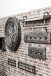 Wandgarderobe >Pipe< in Anthrazit aus Metall - 95x34x16cm (BxHxT)