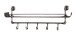 Wandgarderobe >Pipe< in Anthrazit aus Metall - 95x34x16cm (BxHxT)