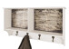 Wandgarderobe >Street< in vintage aus MDF, Stahl - 76x40x15cm (BxHxT)