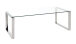 Couchtisch >David 2< in Edelstahl aus Edelstahl, Glas 8 mm - 120x40x60cm (BxHxT)