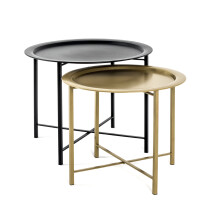 Satztisch >Oxford< in schwarz-gold aus Stahlrohr,...