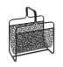 Zeitungsständer >Anni< in Schwarz aus Metall - 37x45x22cm (BxHxT)