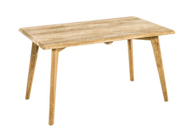 Couchtisch >Oakland 4< in Eiche aus Massivholz - 80x45x50cm (BxHxT)