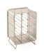 Weinregal >Wien< in gold aus Stahlrohr - 30x46x24cm (BxHxT)