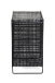 Flaschenregal >Wien< in Schwarz aus Stahlrohr - 30x46x24cm (BxHxT)
