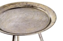 Beistelltisch in antikbronze aus Metall - 47cm (H)