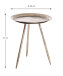 Beistelltisch in antikbronze aus Metall - 47cm (H)
