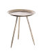 Beistelltisch in antikbronze aus Metall - 47cm (H)