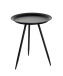 Beistelltisch in Schwarz aus Metall - 47cm (H)
