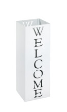 Schirmständer >Welcome< in Weiß aus...
