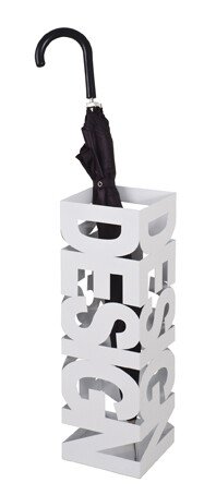 Schirmständer >Pop< in Weiß aus Stahl - 16x48x16cm (BxHxT)