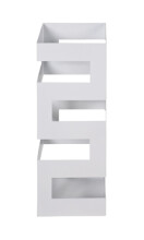 Schirmständer >Pop 5< in Weiß aus Stahl - 16x48x16cm (BxHxT)