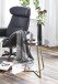 Beistelltisch >Cindy< in gold-grau aus Stahlrohr, SHG 5 mm - 50cm (H)