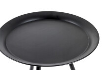 Beistelltisch in Schwarz aus Metall - 54cm (H)