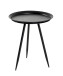 Beistelltisch in Schwarz aus Metall - 54cm (H)