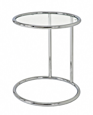 Beistelltisch Glas Chrom