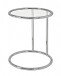 Beistelltisch >Vision< in Chrom aus Stahl, Glas - 55cm (H)