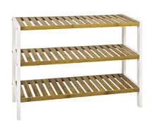 Ablageregal >Lena< in weiß-natur aus MDF,...
