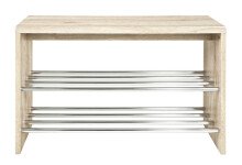 Sitzbank >Martin< in eiche San Remo-chrom aus MDF,...