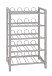 Flaschenregal >Return 5< in alu aus Metall - 34x59x22cm (BxHxT)